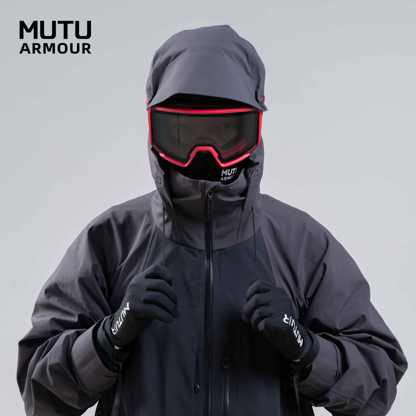 MUTU新品磁吸滑雪眼镜男女款雪镜柱面防雾单板户外装备雪地护目镜