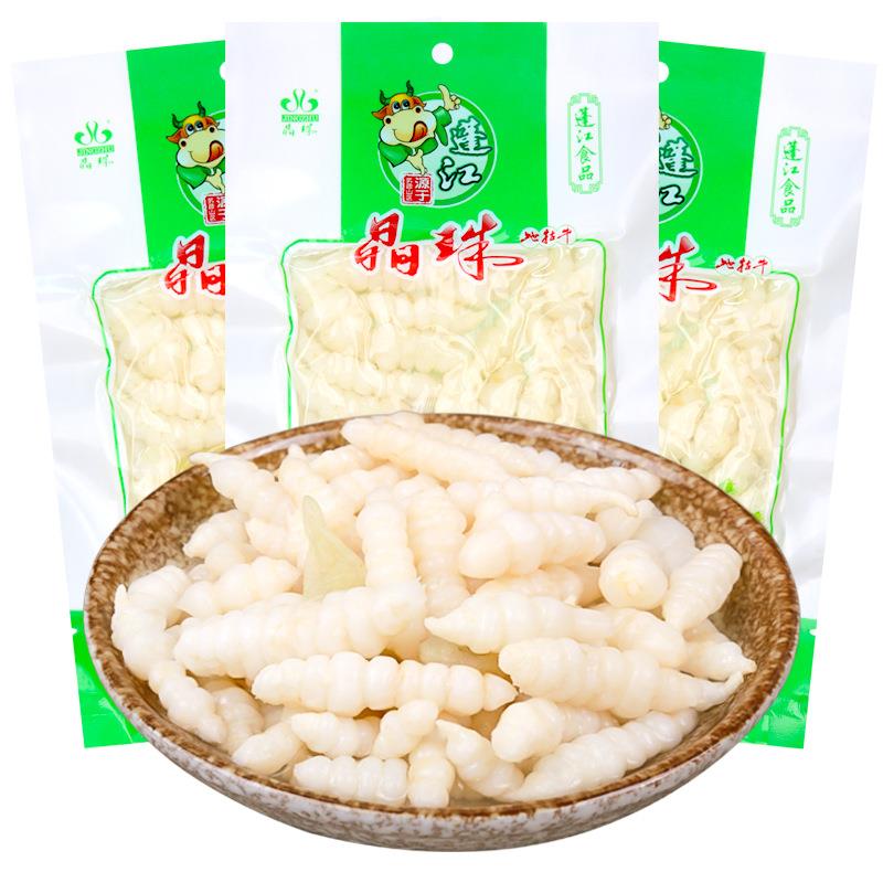 蓬江泡椒地牯牛120g晶珠凉拌菜开袋即食零食下饭菜酱腌菜宝塔菜