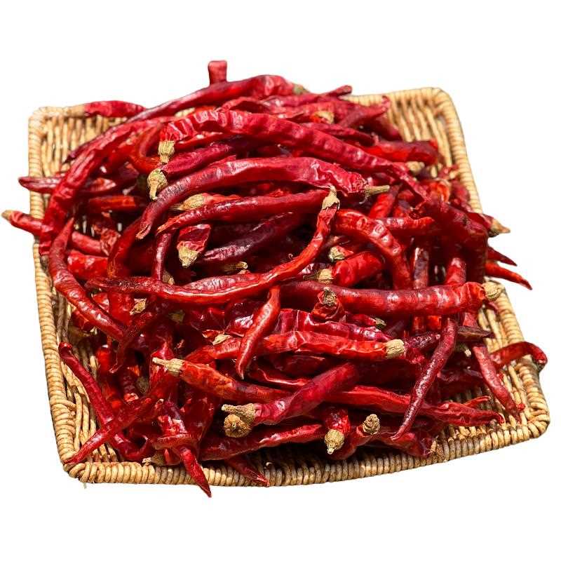 湖南干辣椒香辣农家自晒干线椒特香中辣干红辣椒干货特产500g