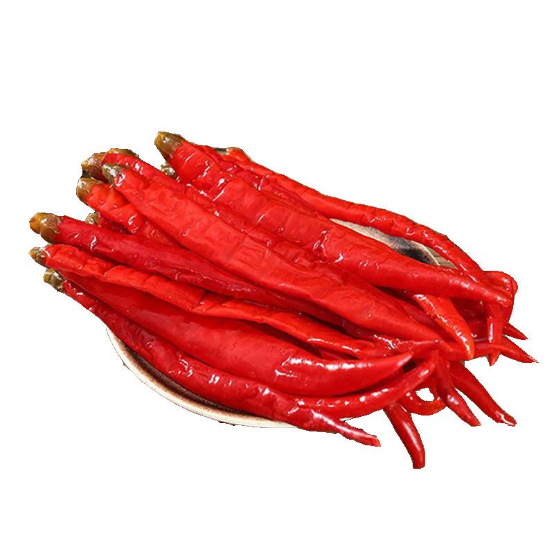 湖南农家全红腌辣椒老坛酸辣椒坛子菜泡菜二荆条酸辣脆嫩泡辣椒
