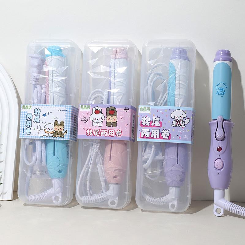 新款卡通系列卷直两用卷发棒学生女士卷发器造型刘海直发器夹板
