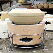 打边炉锅老式 打边炉炭炉底座砂锅一整套 南丰泥炉家用碳炉商用港式