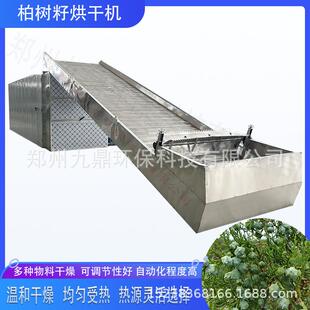 连续式侧柏籽烘干机柏树籽柏子壳柏树叶烘干设备侧柏种子干燥机