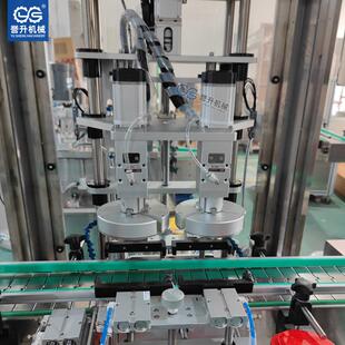 双头伺服三爪式 拧盖机塑料瓶食品罐pet瓶提升下盖压产品流水线