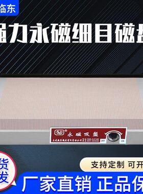 厂家现货 磨床黄铜强力密集细目永磁吸盘XM91150*50切割平面磁盘