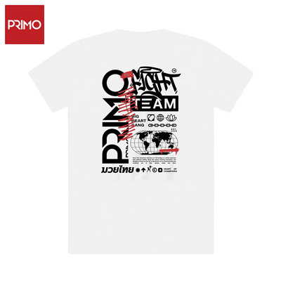 Primo Fight Team White 圆领短袖T恤白色