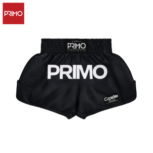 PRIMO曼巴系列泰拳短裤男女通用运动短裤拳击格斗 Black黑色