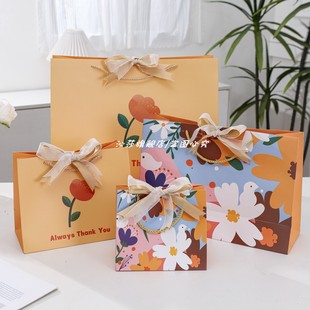 礼品袋中秋节超大号服装 生日礼物袋子教师节伴手礼品手提袋高级感