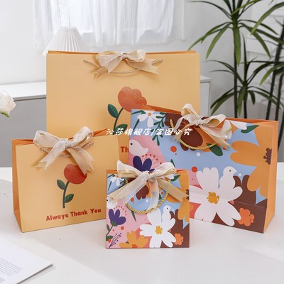 沁莎田园风花鸟礼品袋亏本冲量