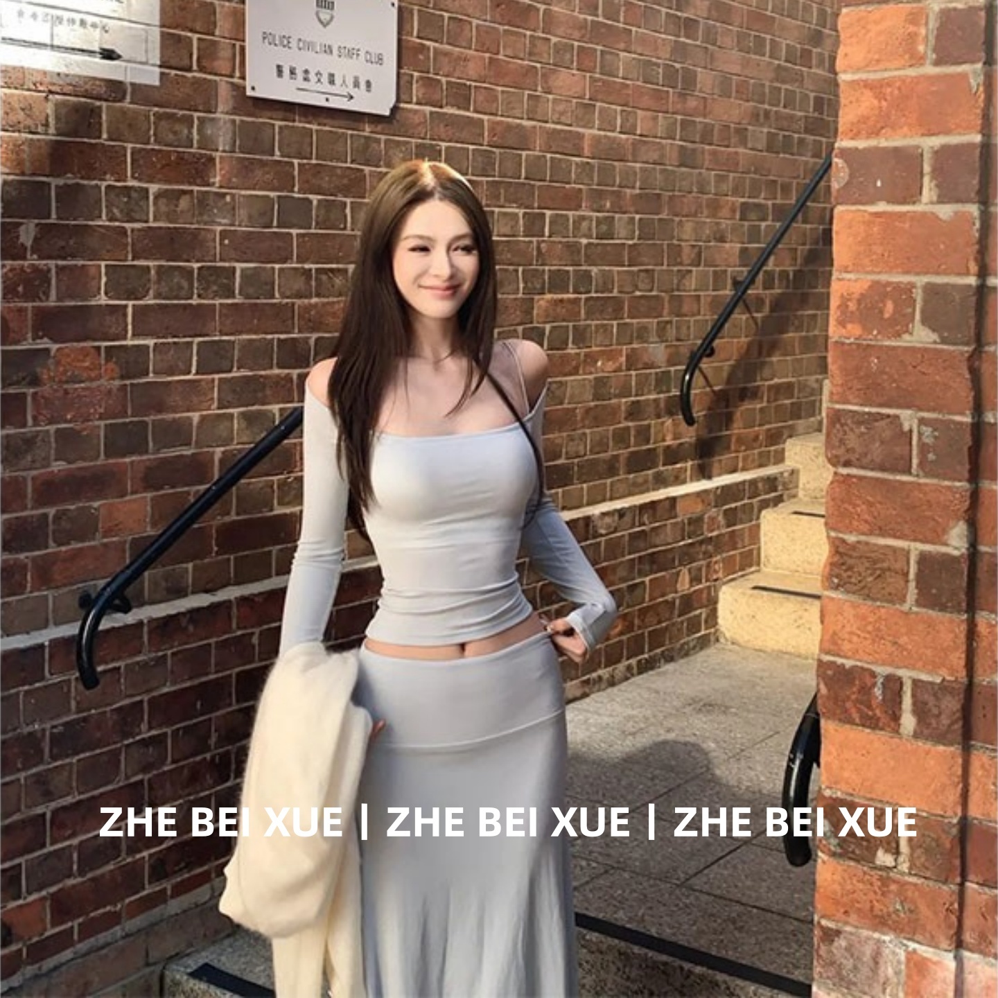 【赠送运费险】长袖上衣半身裙子