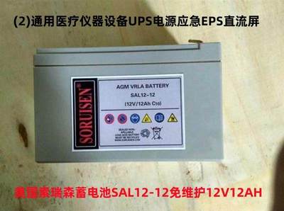 美国索瑞森蓄电池SAL12-12免维护12V12AH UPSEPS直流屏太阳能专用