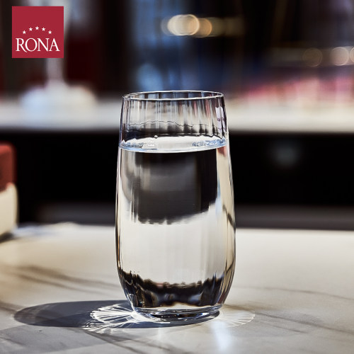 Rona洛娜进口水晶玻璃水杯果汁杯牛奶杯家用耐热泡茶杯威士忌杯