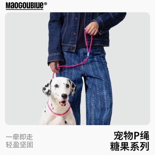 maogoublue狗狗牵引绳p绳遛狗绳p链宠物猫咪防爆冲防挣脱幼犬狗绳