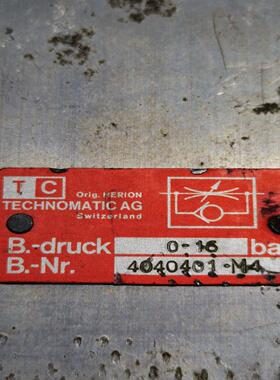 （设备配件）TECHNOMATIC AG调压阀，功能正常