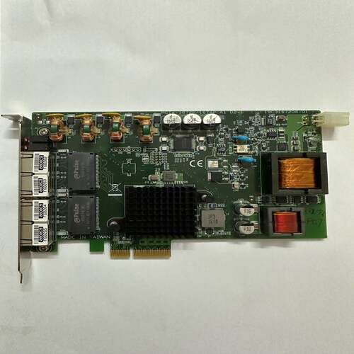 研华视觉采集卡PCIE-1672P/1674P四口网卡 成色