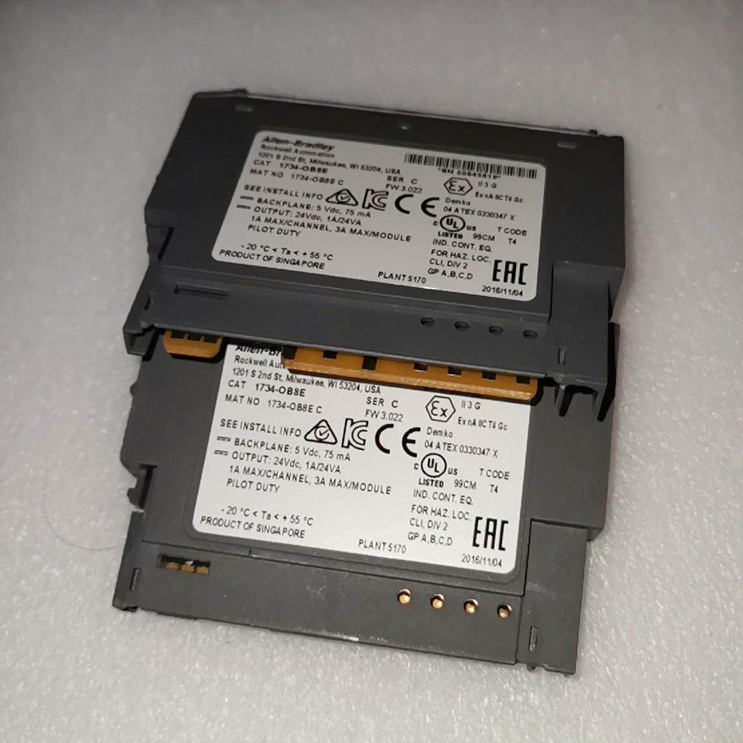 罗克韦尔AB模块1734-OB8E，件，功能正常，成