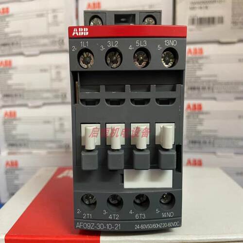 ABB接触器 AF09Z-30-10-21， AF09Z-30-01-21 24-60VAC/DC