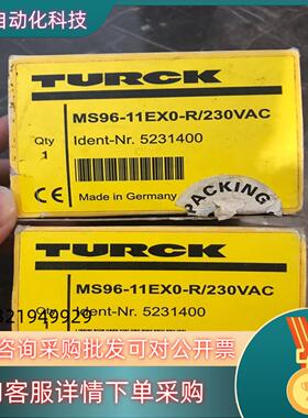 现货图尔克传感器MS96-11EX0-R/230VAC全新原装