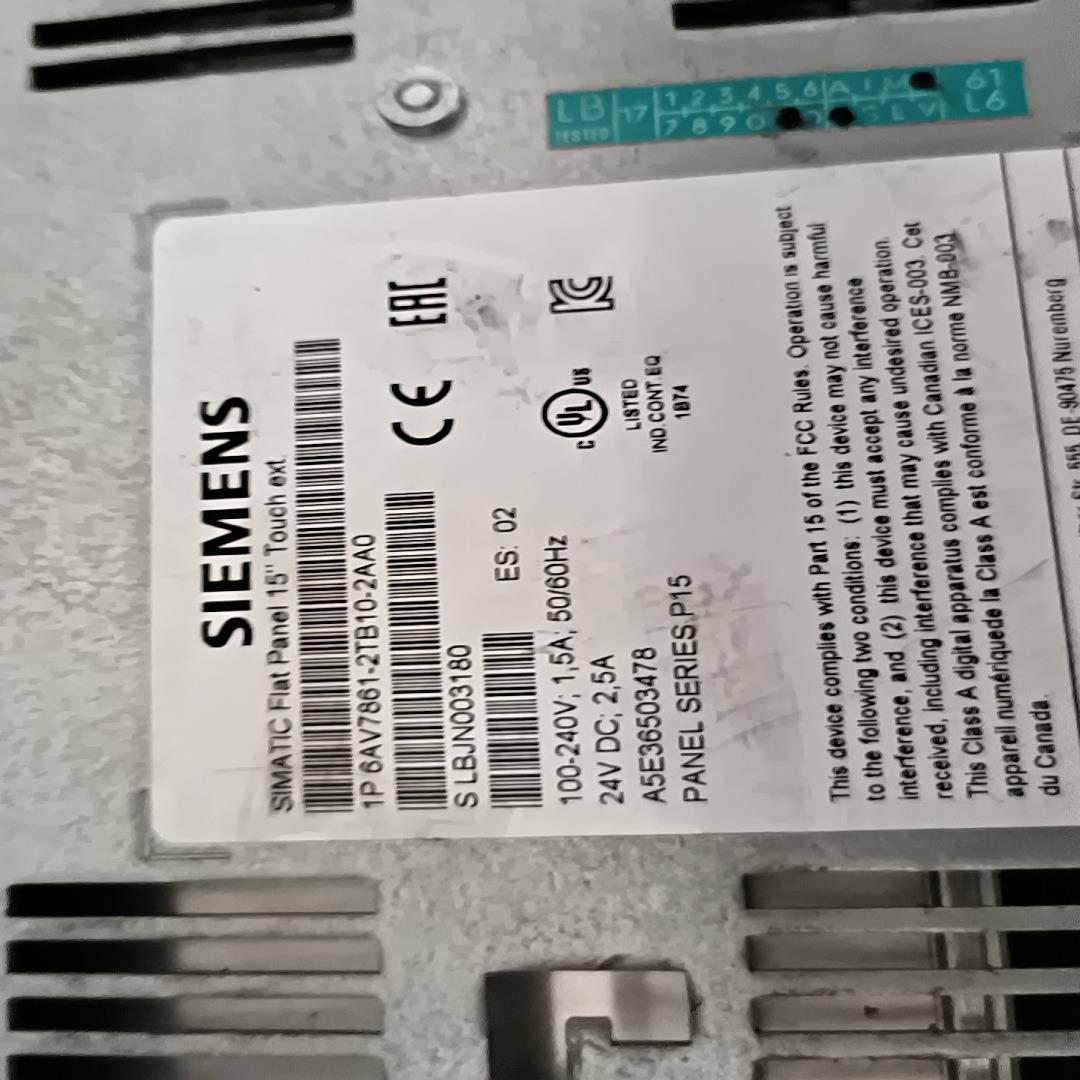 (设备配件)西门子触摸屏6AV7861-2TB10-2AA0两块,功能包