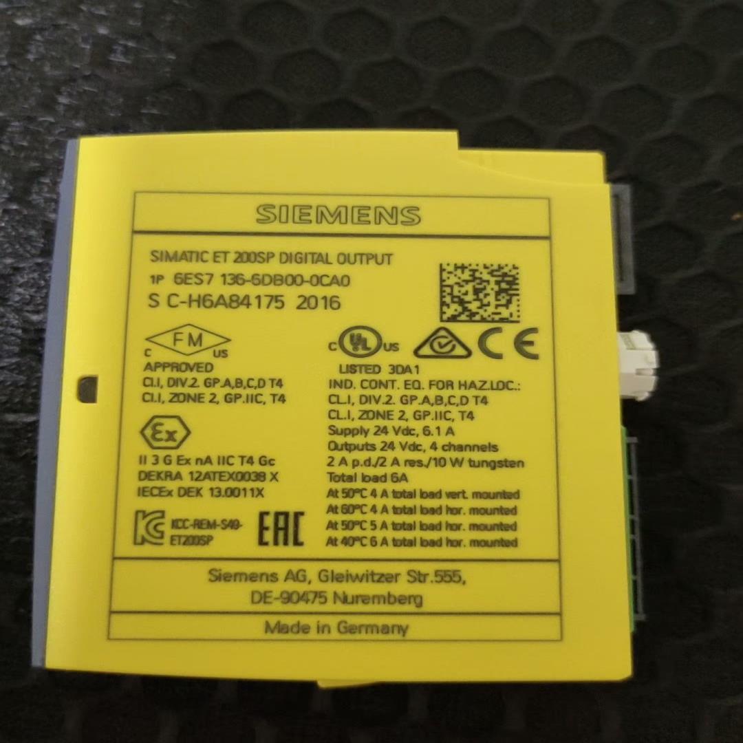西门子模块 6ES7136-6DB00-0CA0，拆封未用过