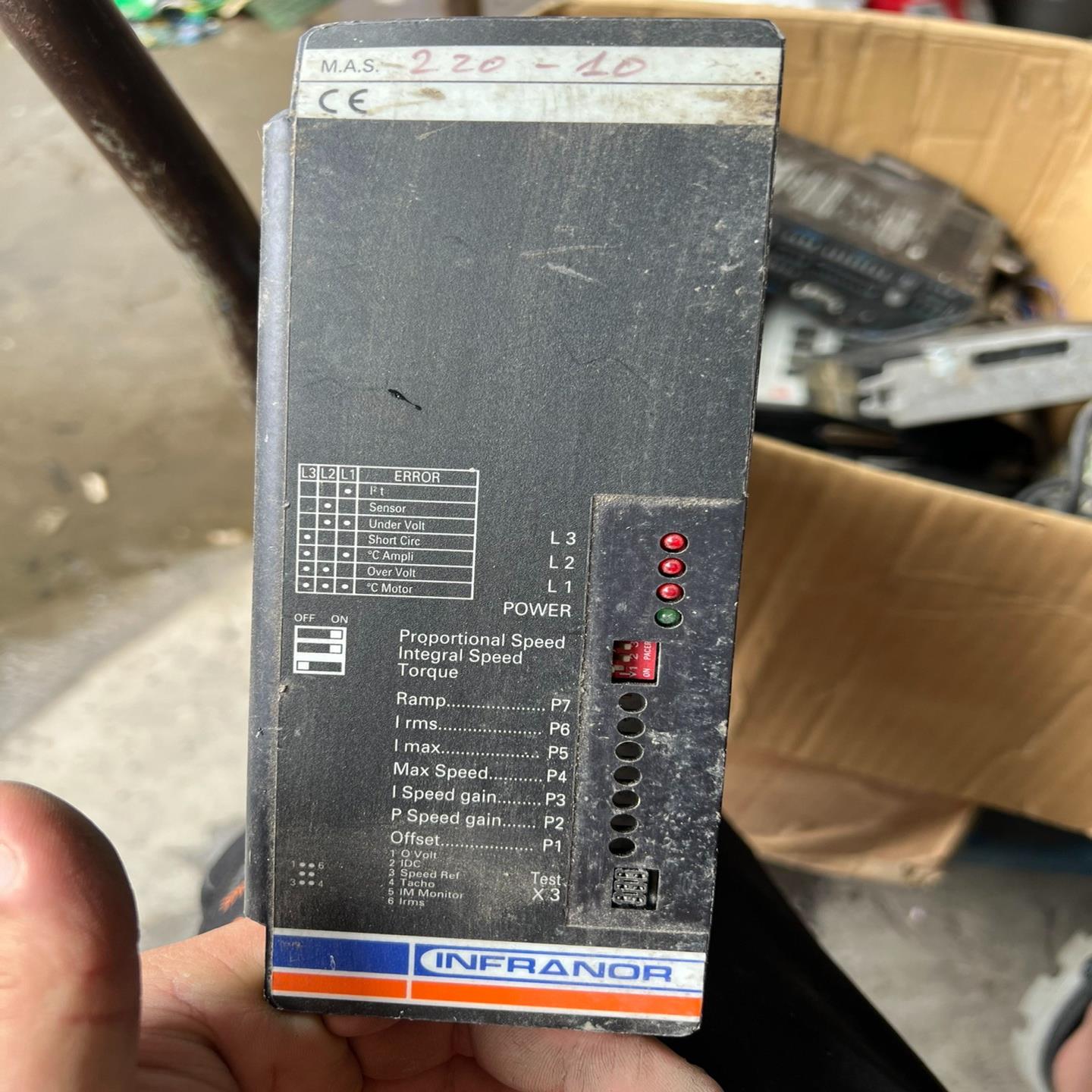 [德峰]议价拆机infranor mas220-10伺服驱动器