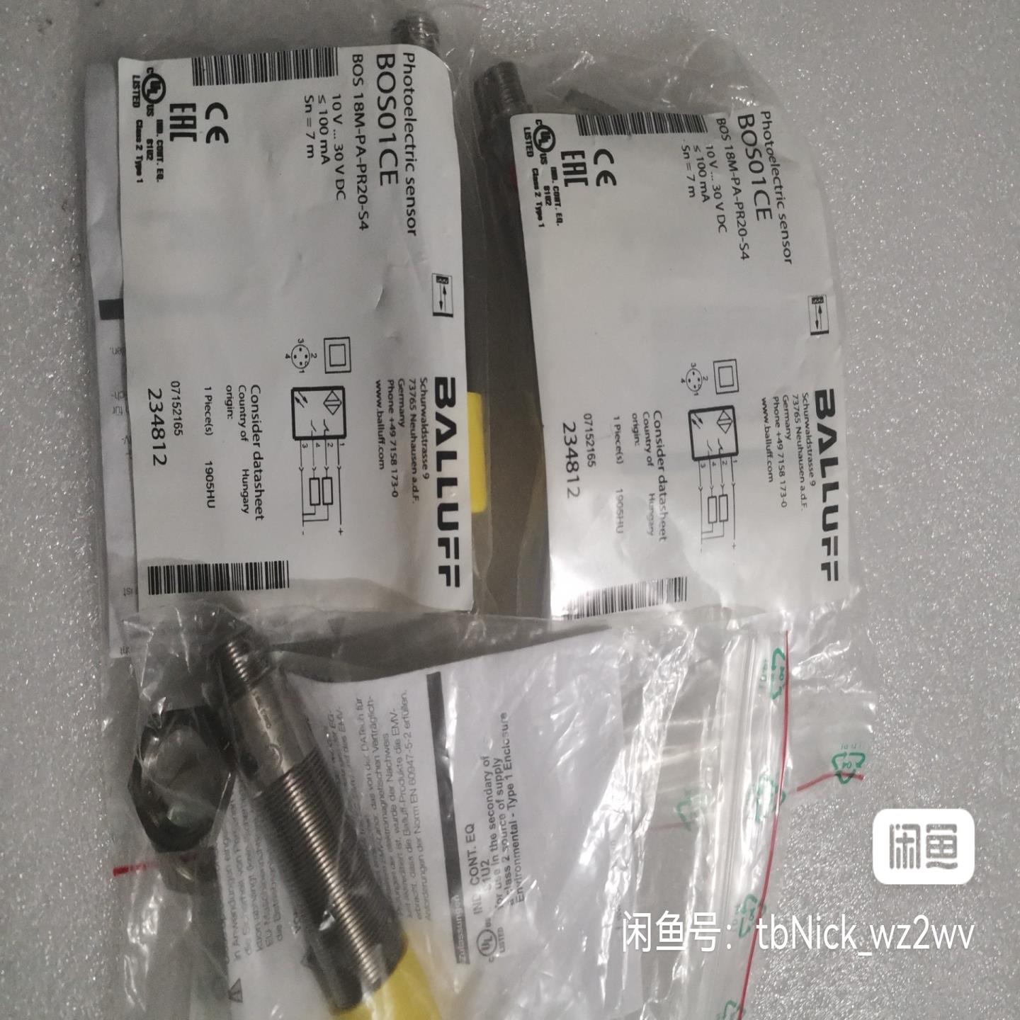 BOS01CE BOS 18M-PA-PR20-S4 BAL