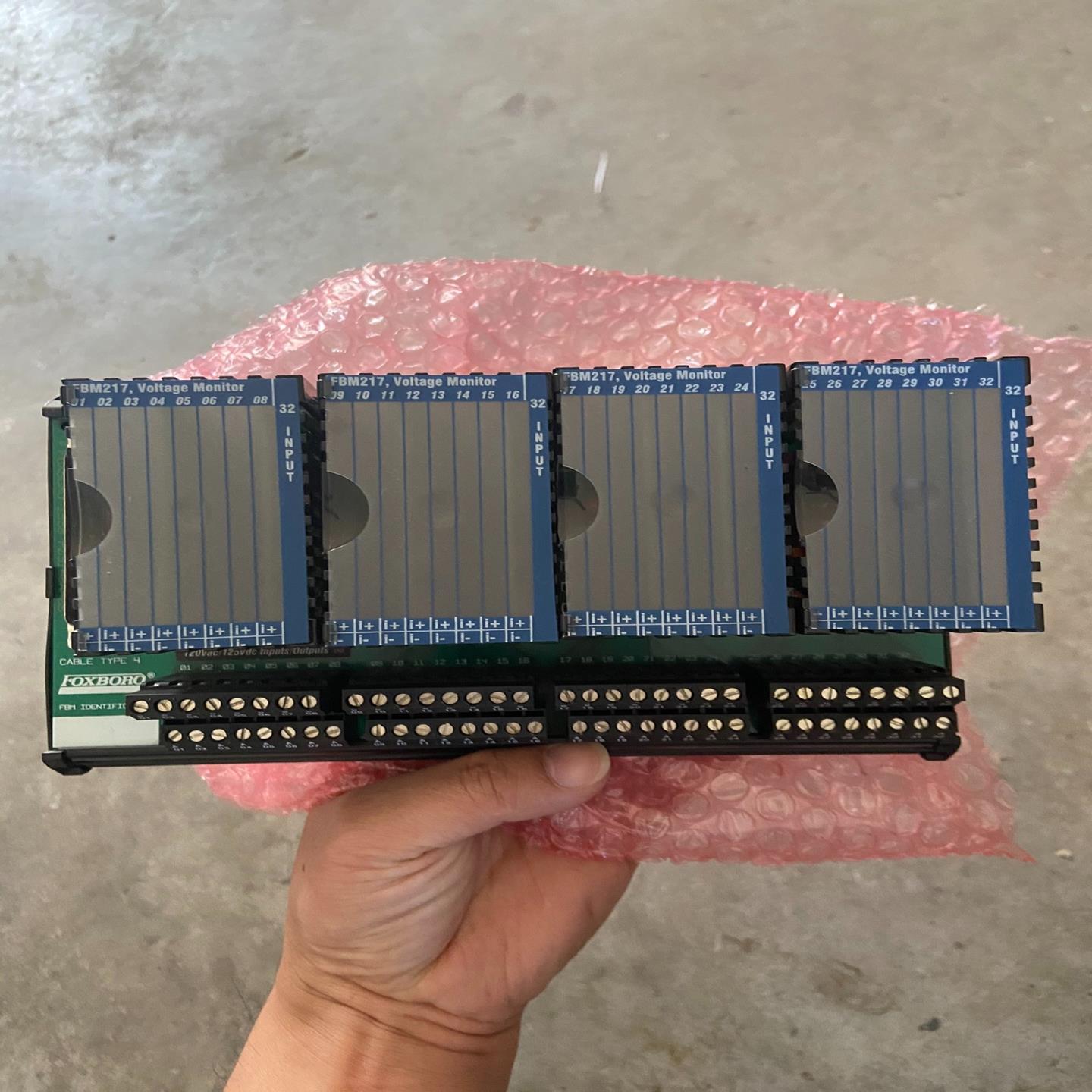 福克斯波罗DCS卡件FBM217端子板P0916SA-0B、