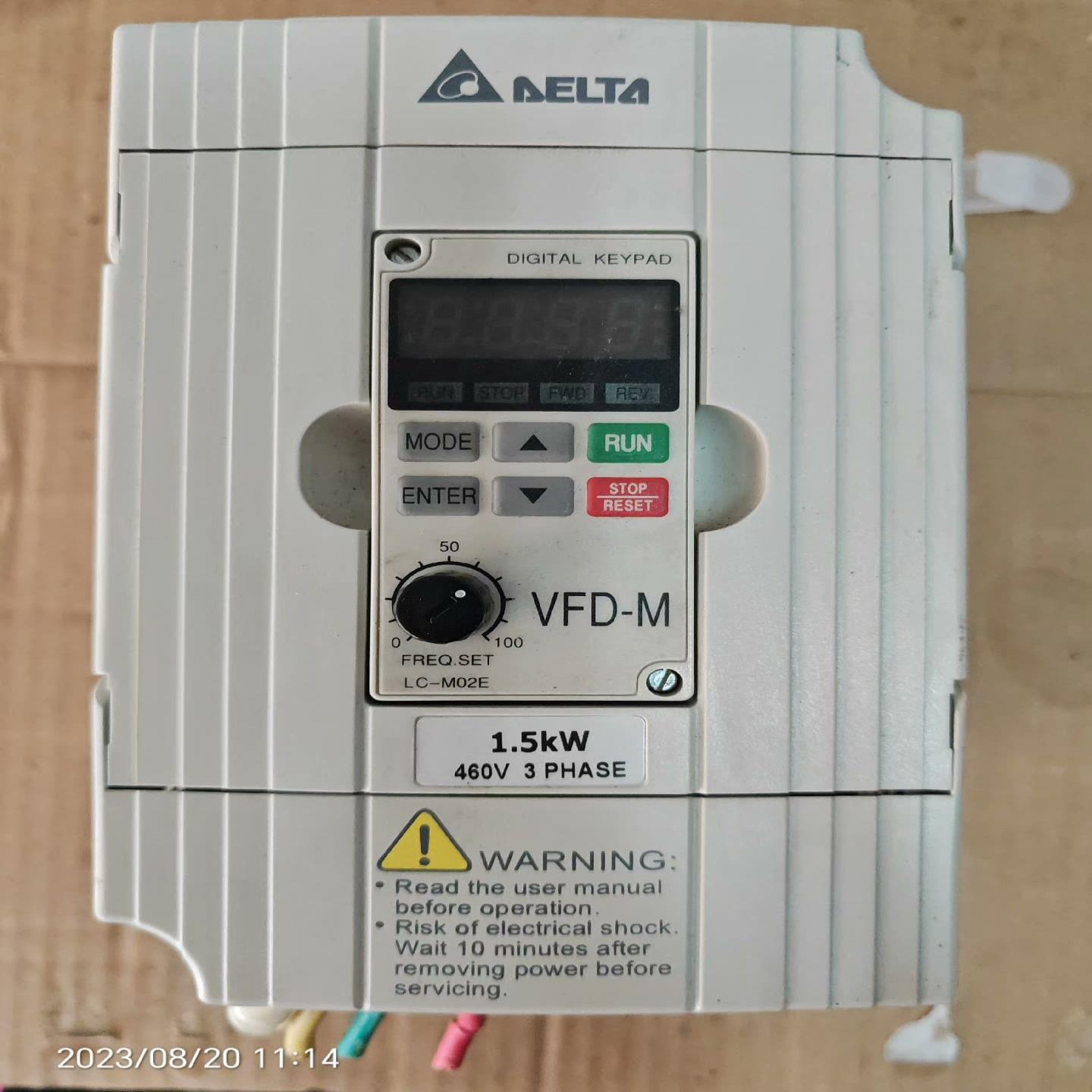 （设备配件）台达VFD015M43B拆机功能包好！成色漂亮如