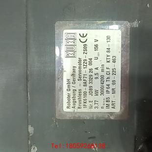 非标价 1ZZ9 KUKA库卡电机 8A71 ZS0 1FK6100