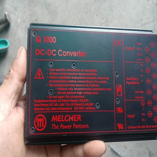 （设备配件）拆机MELCHER直流转换器，Q1000DC-DC Ccon