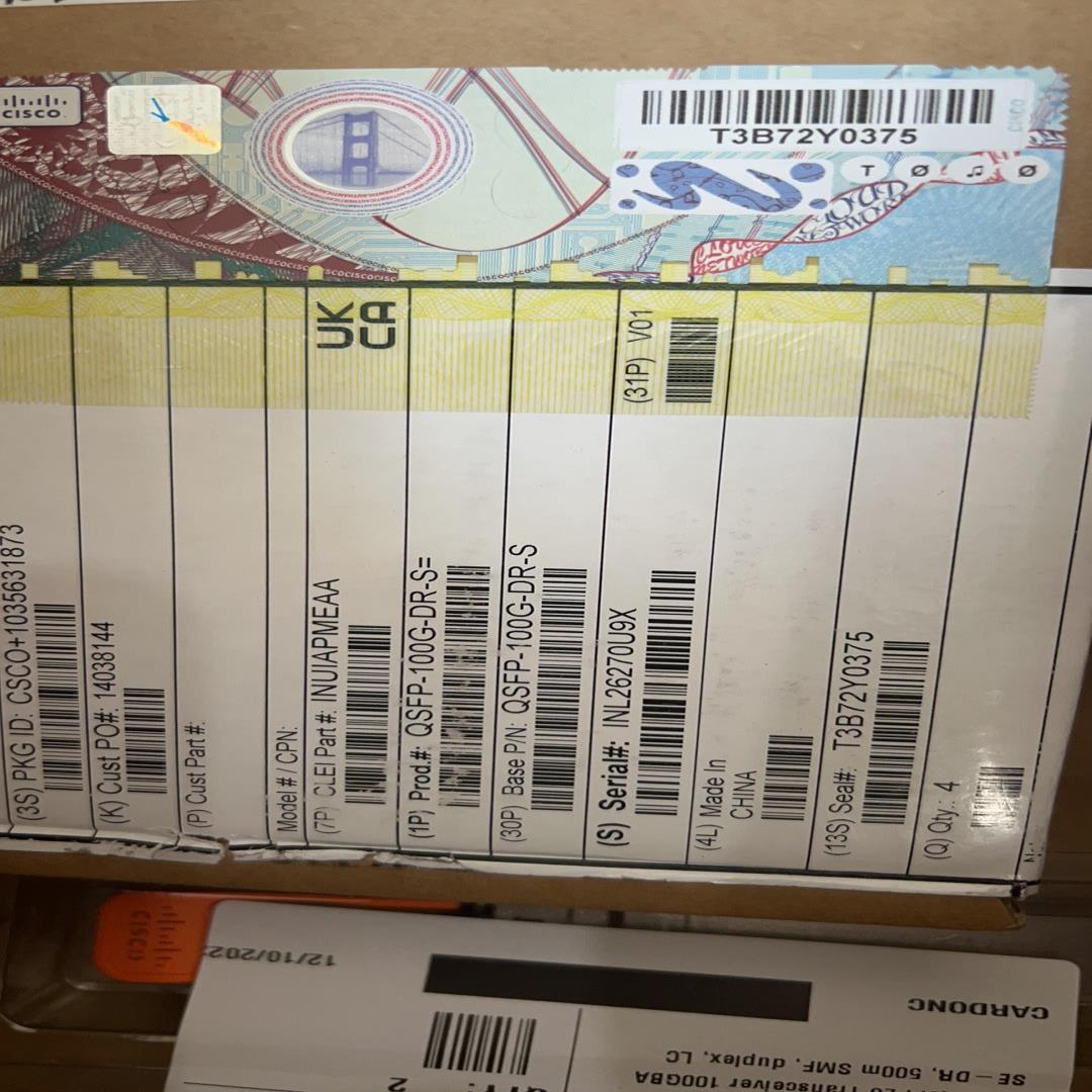 （设备配件）QSFP-100G-DR-S