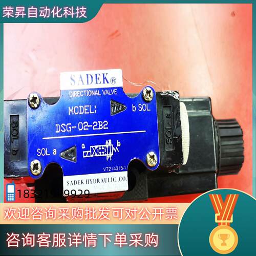 现货SADEK 电磁阀油亚 MODEL  DSG-02-2B2