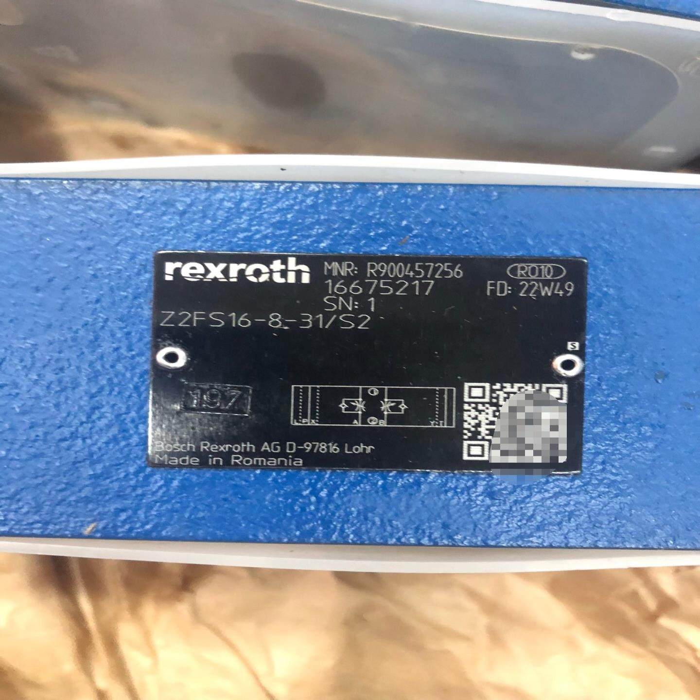 力士乐节流阀R900457256 Z2FS16-8-31/S