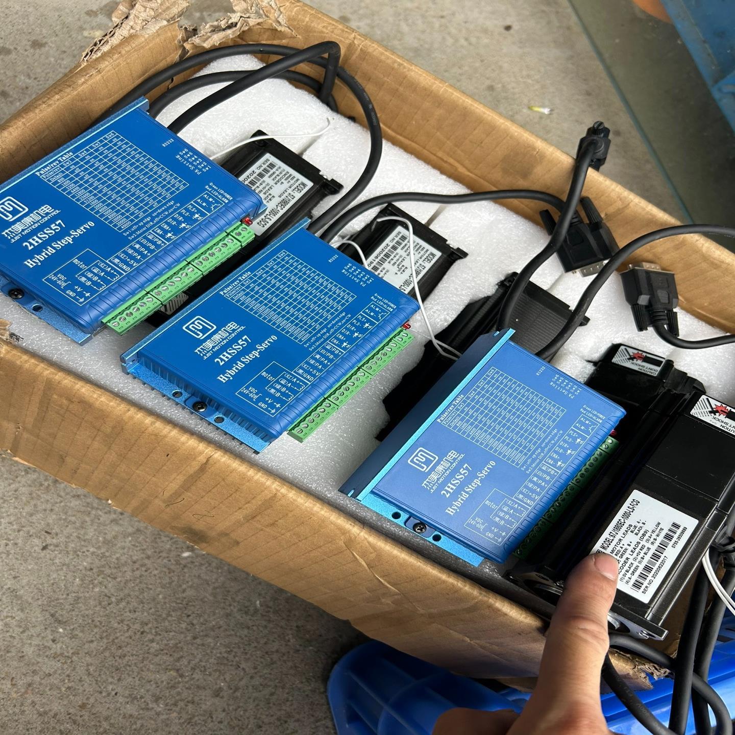 带刹车杰美康57闭环2.2扭力步进套装