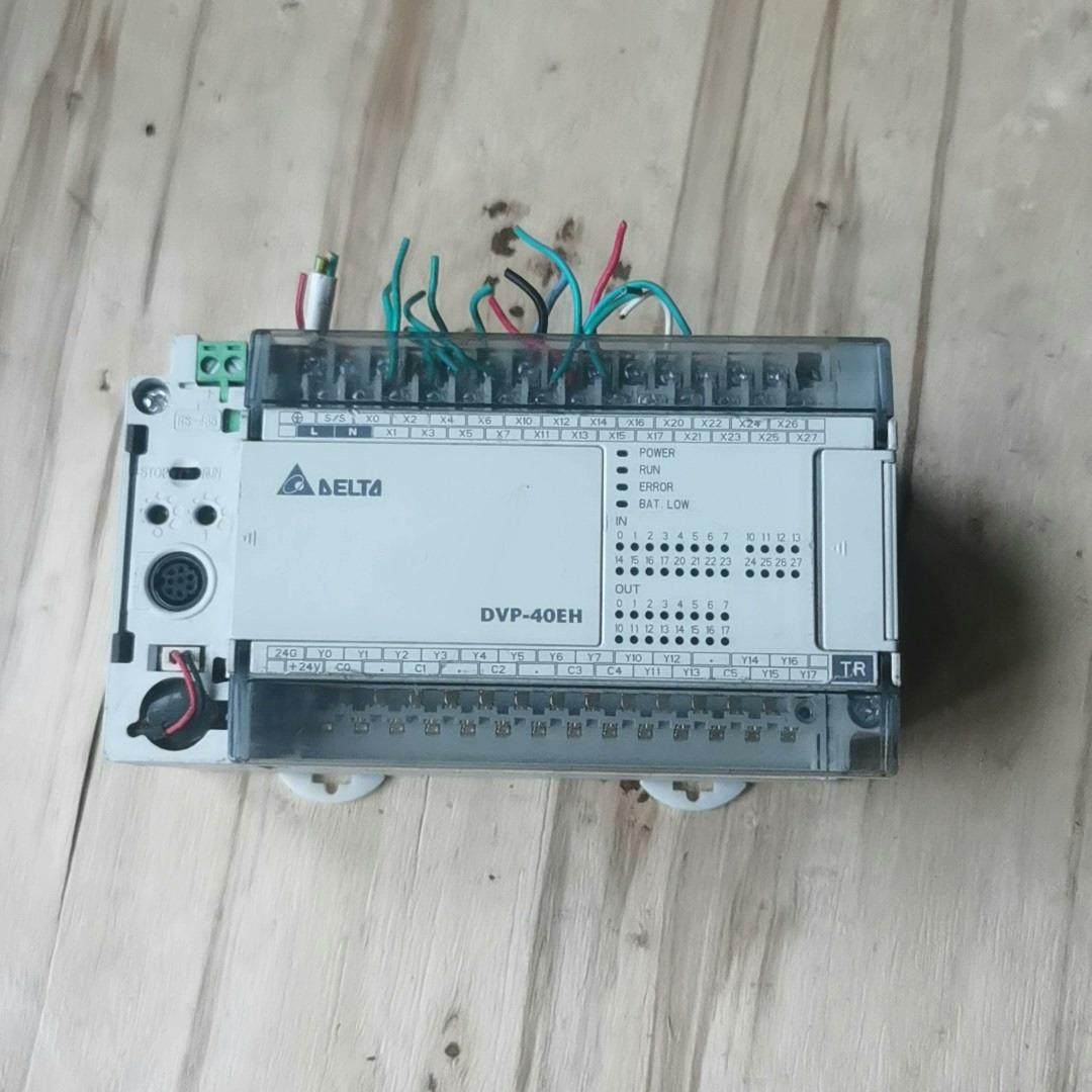 （设备配件）实物正常PLC功能如图 DVP40EH00T3拆机台达 拍摄