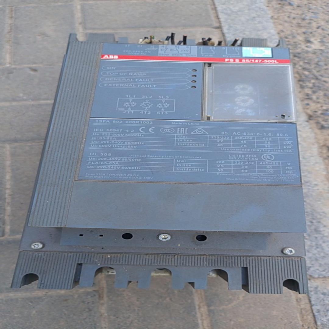 ABB软启动。PSS85/147-500L所见即所得电柜拆机