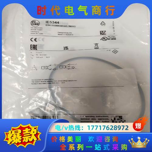 IFM易福门 IE5344 原装正品 全新封议价