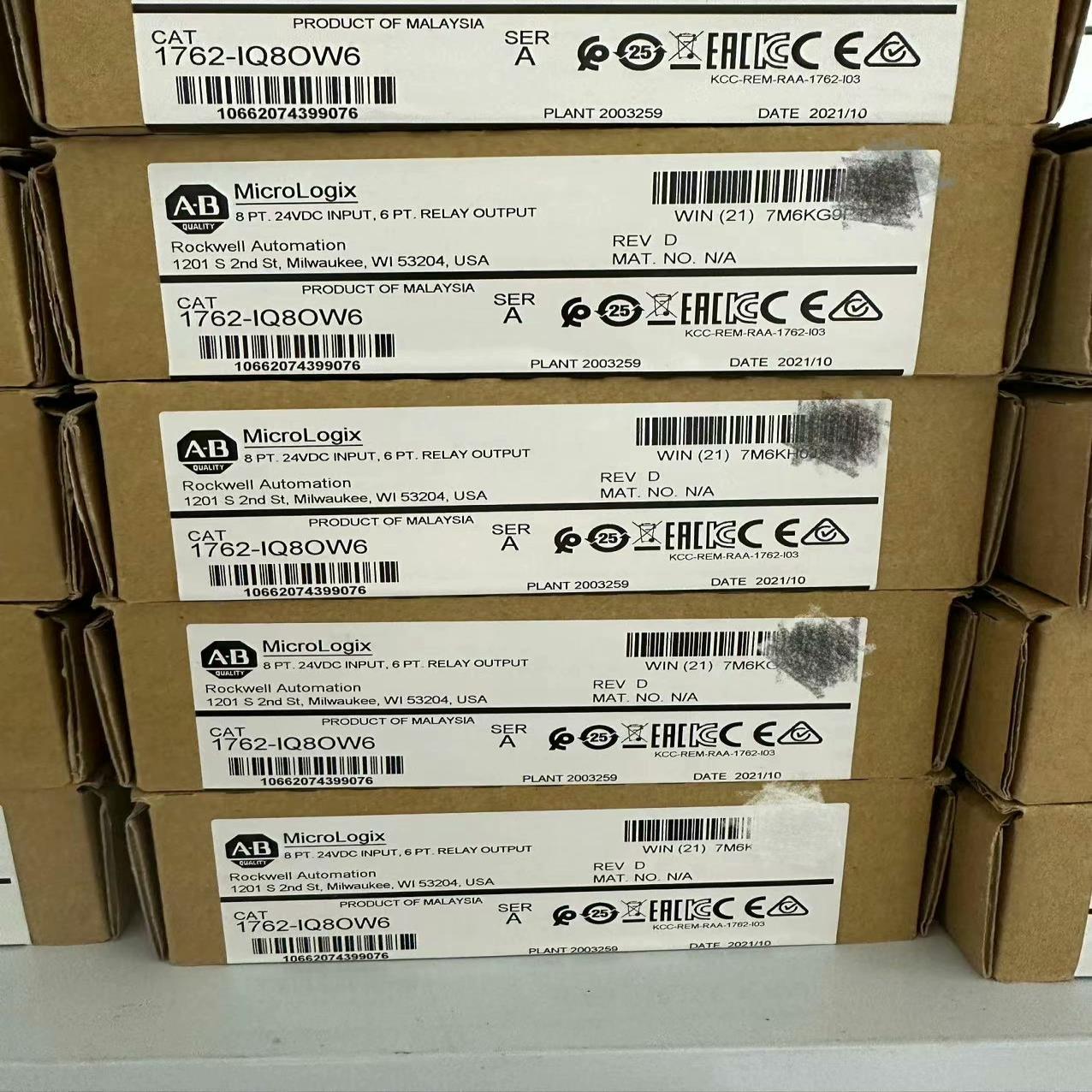 AB罗克韦尔模块 1762-IQ8OW6全新原装正品现货，实