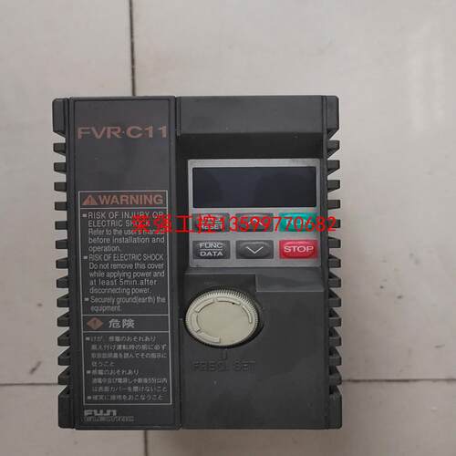 【荣强工控】富士变频器FVRO.4C11S-2成色如图很新功能正常0.4