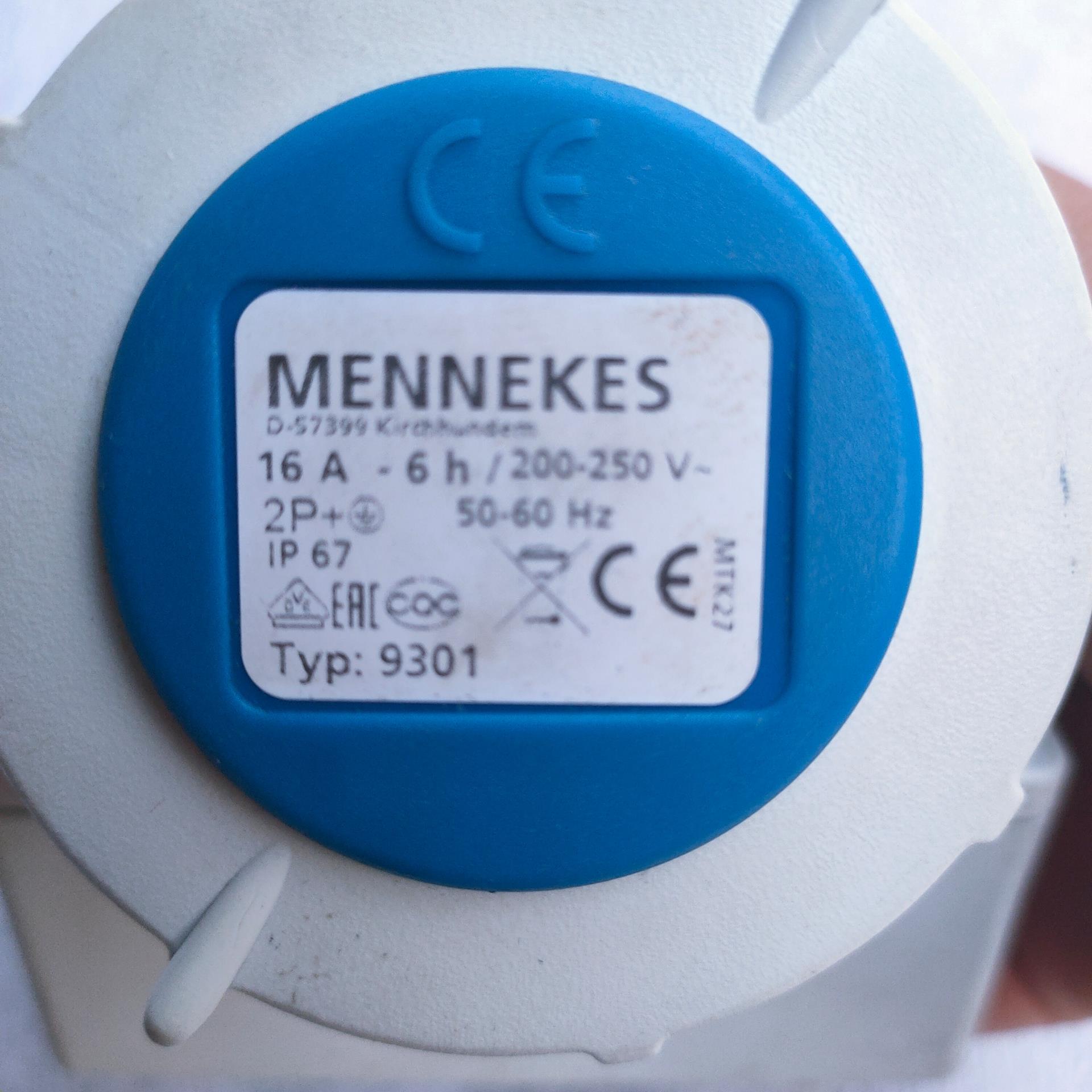 [德峰]MENNEKES曼奈柯斯明装TYP9301 Typ278 1