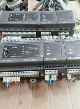 （设备配件）台达DVP40ES200R PLC二台，带扩展DVP04AD