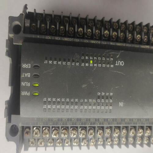 （设备配件）汇川PLC，型号H2U-3624MT-XP，成色如图，通电如