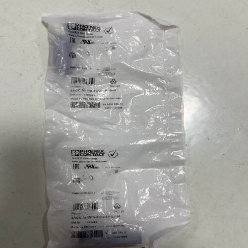 {雅致机械商行}菲尼克斯连接器5芯插头直头M12SACC-M12FS-5C