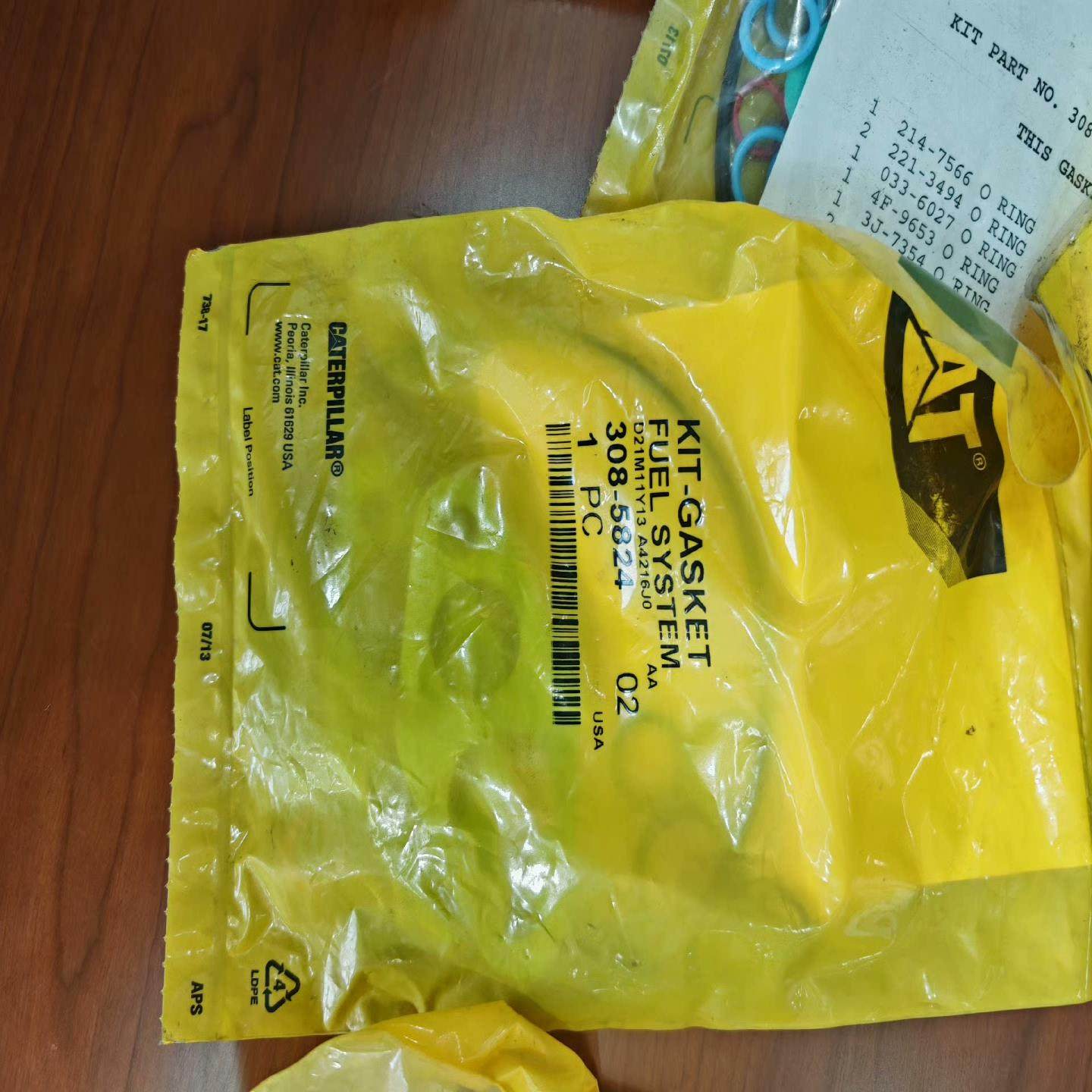 （设备配件）3085824卡特C7发动机垫片密封包308-5824