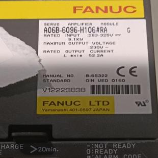 RA九成新 H106 发那科驱动器A06B 6096