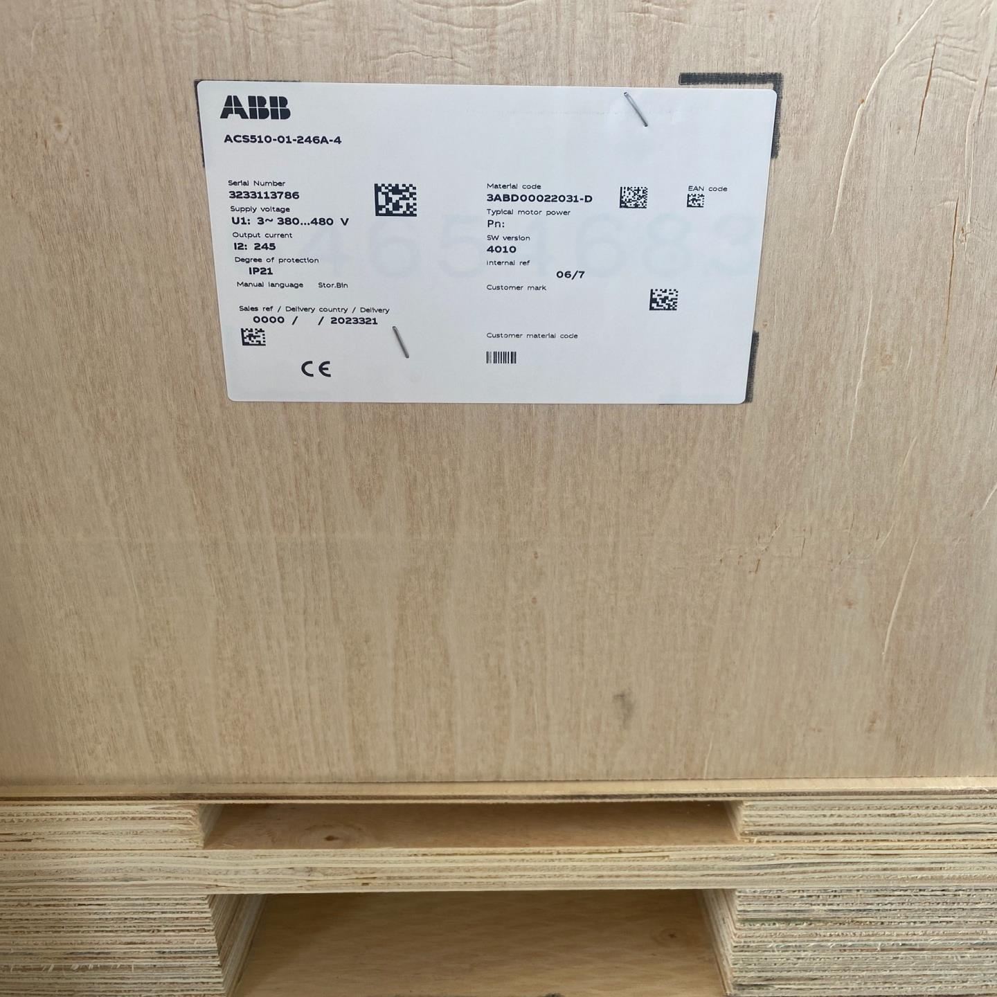 （议价咨询）全新原装ABB变频器ACS510-01-246A-4 132