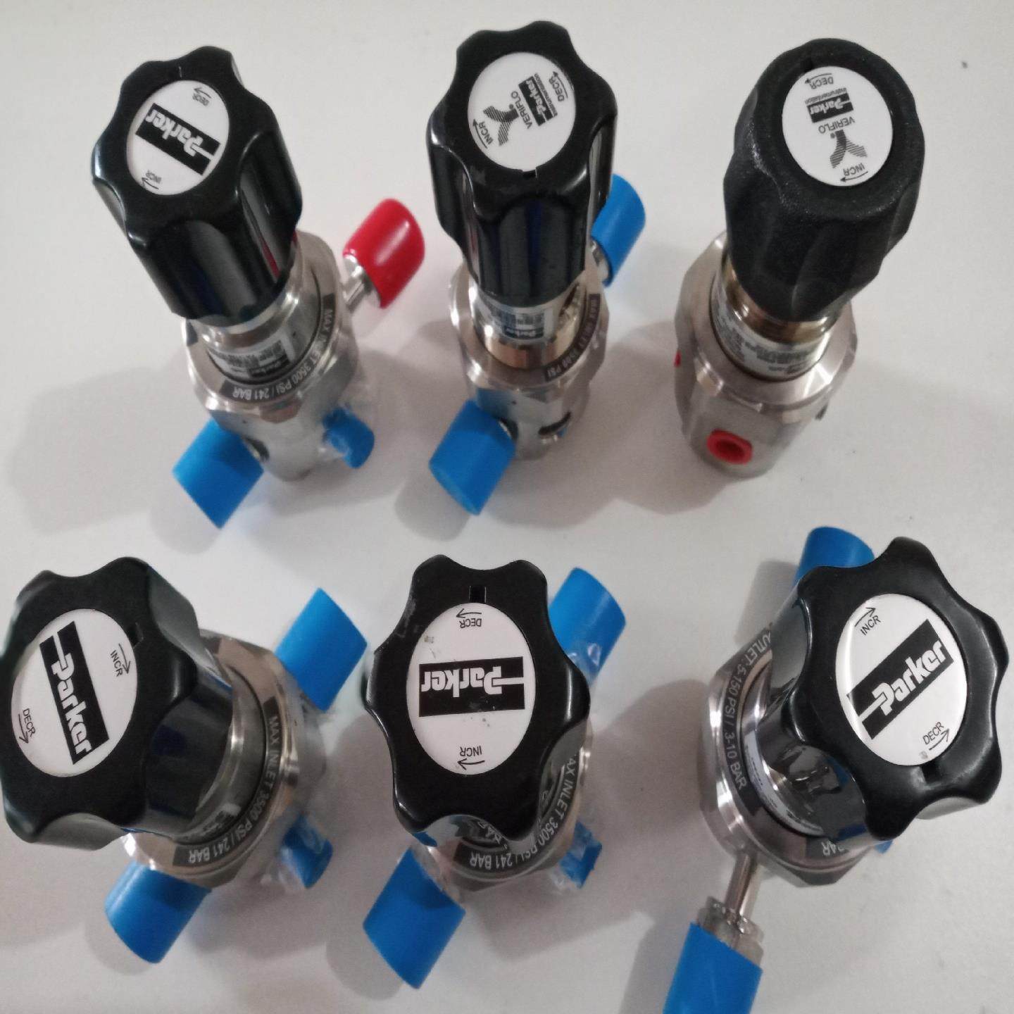 拆封未使用parker派克调压阀减压阀调节器 不锈钢减压阀调