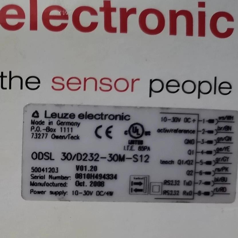 劳易测测距传感器 全新原装ODSL 30/D232-30M-