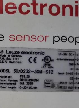劳易测测距传感器 全新原装ODSL 30/D232-30M-