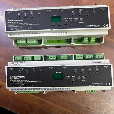 Crestron DIN 8SW8继电器模块，件成色九九